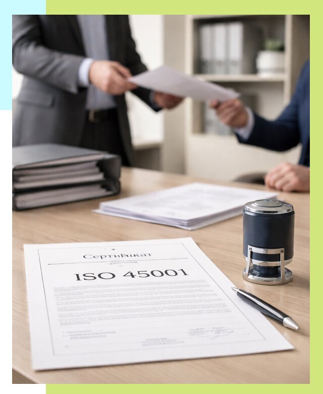 Сертификат ISO 45001 в Чебаркуле под ключ от 48317 р. | Сертэкс